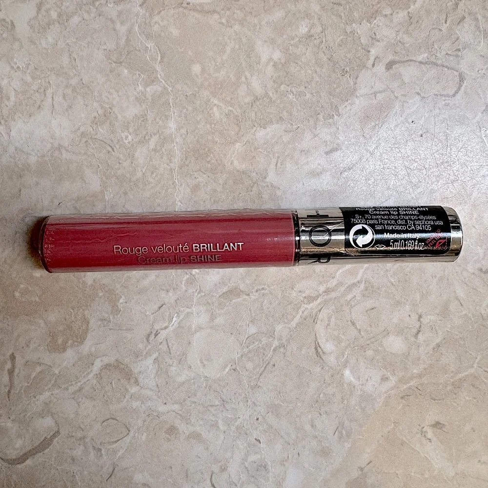 SEPHORA Cream Lip Shine Liquid Red Lipstick 13 Sweet Crush FACTORY SEALED